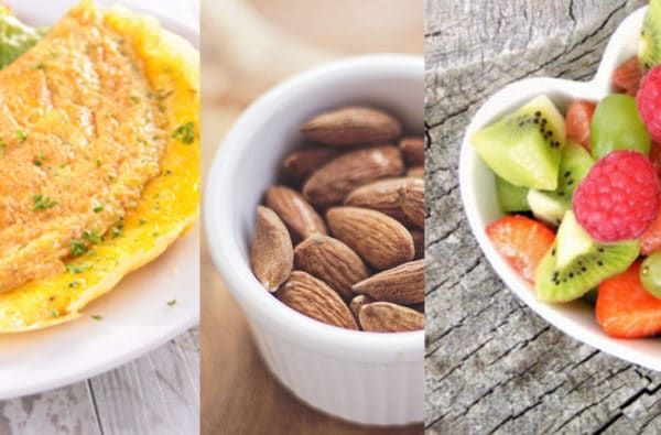 omelette amande fruit