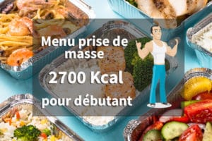 Menu Prise De Masse D Butant Calories Chef Costaud