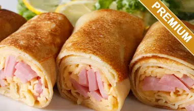 crepe jambon fromage